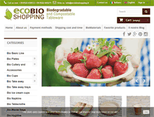 Tablet Screenshot of ecobioshopping.it